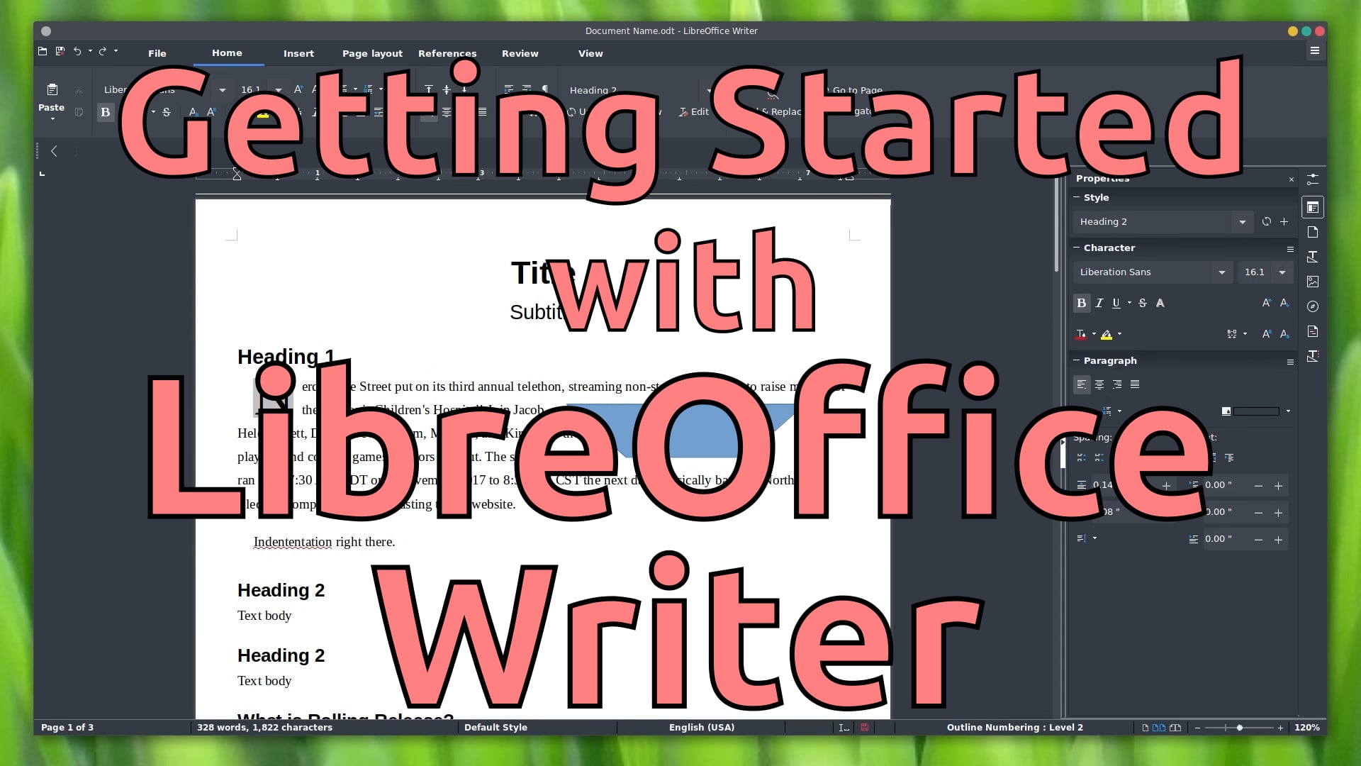 Getting Started with LibreOffice Writer