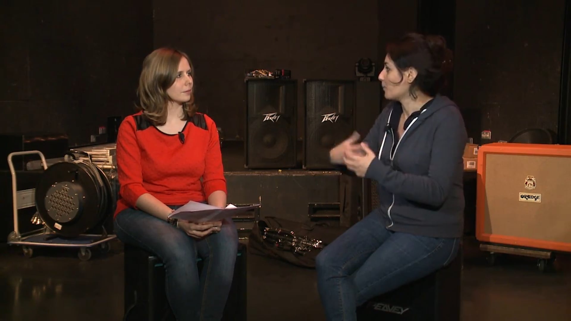 Interview TV7  Evelyn BIECHER ANTIGONE - FRANCE
