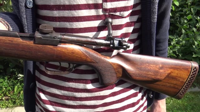 Schafthals, Pistolengriff mit Fischhaut, Pistolenkäppchen