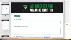Developing Strength Based Plans - Stregnth & Weakness Identifier Session
