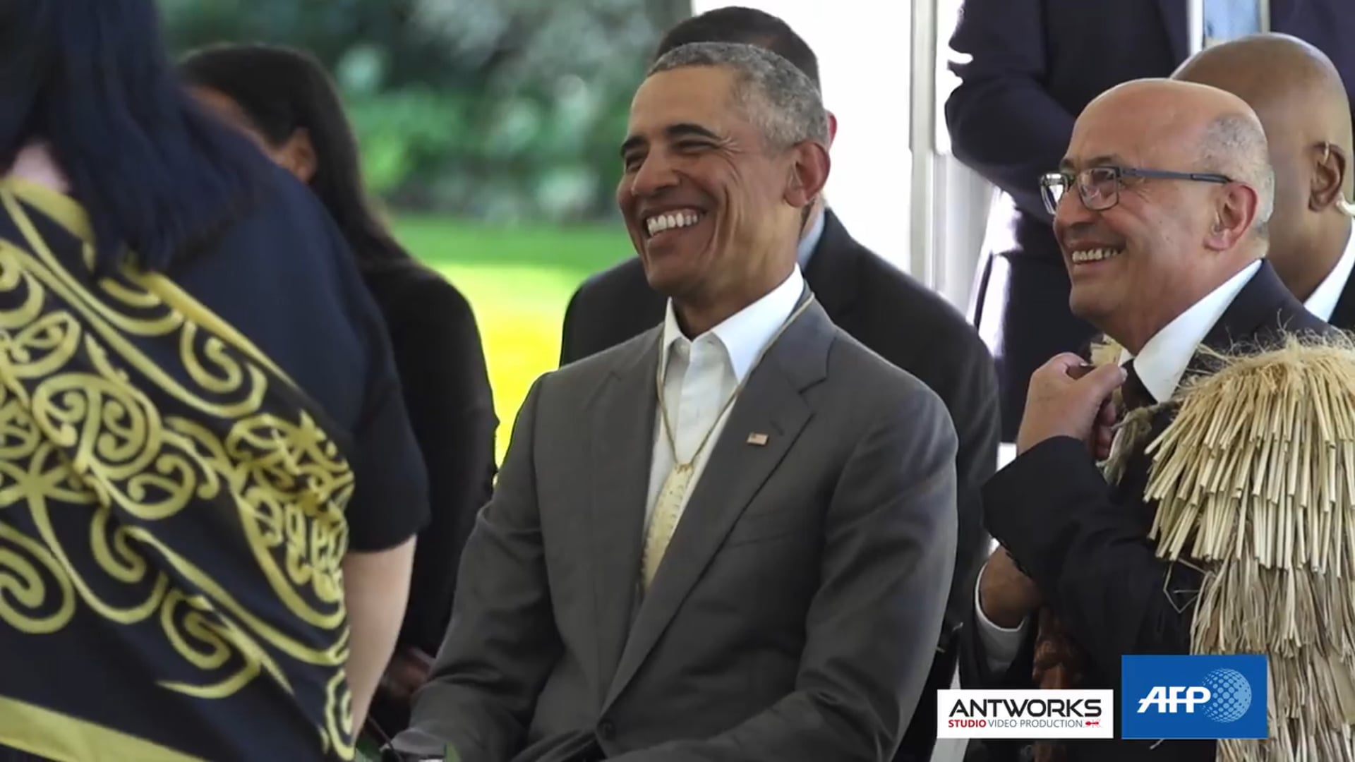 President Barack Obama in New Zealand