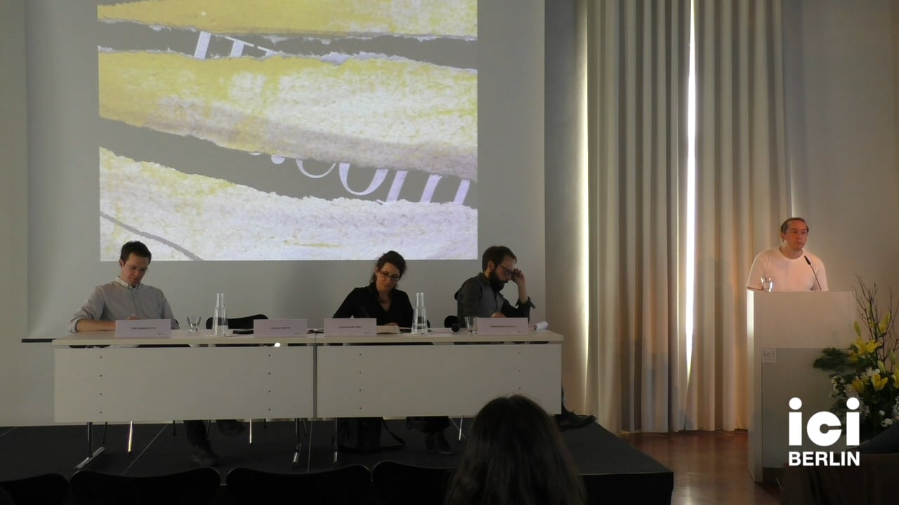 Talk by Daniel Reeve