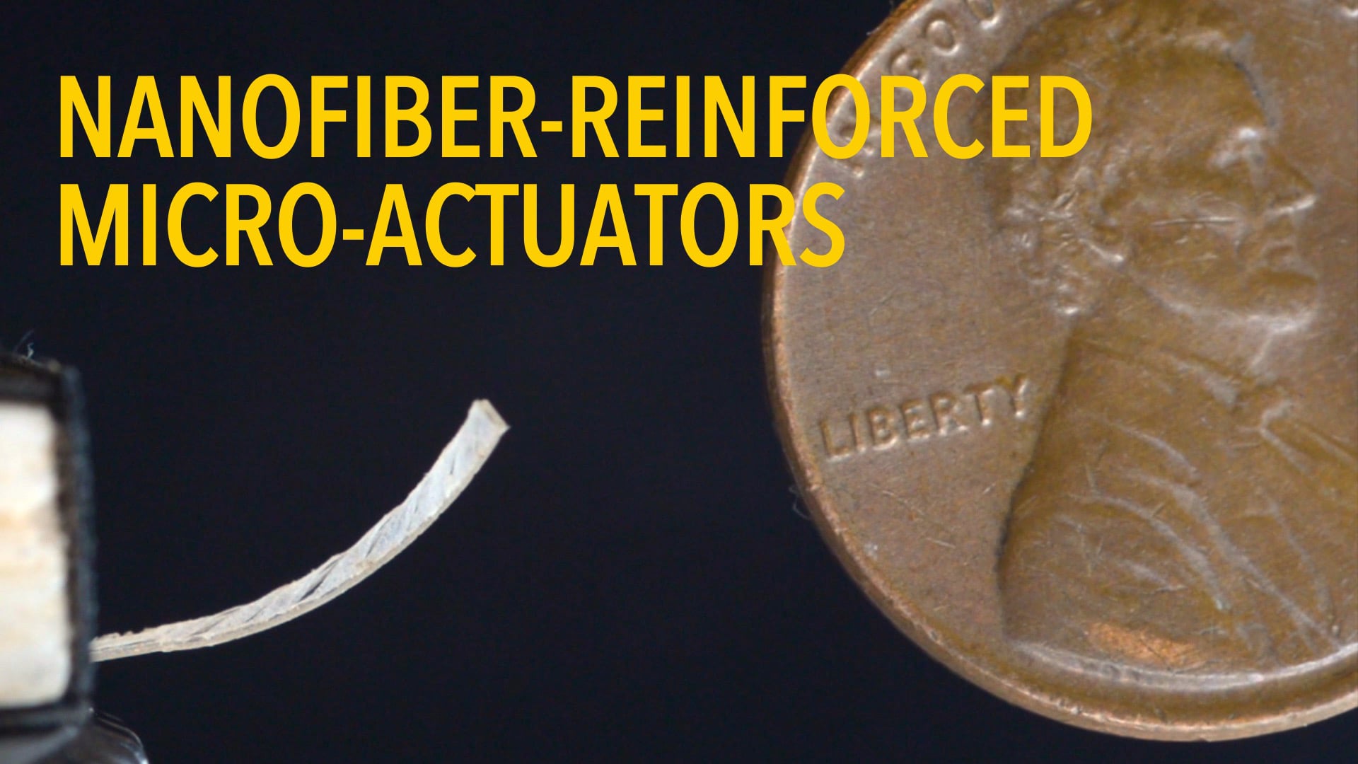Nanofiber-Reinforced Micro-Actuators