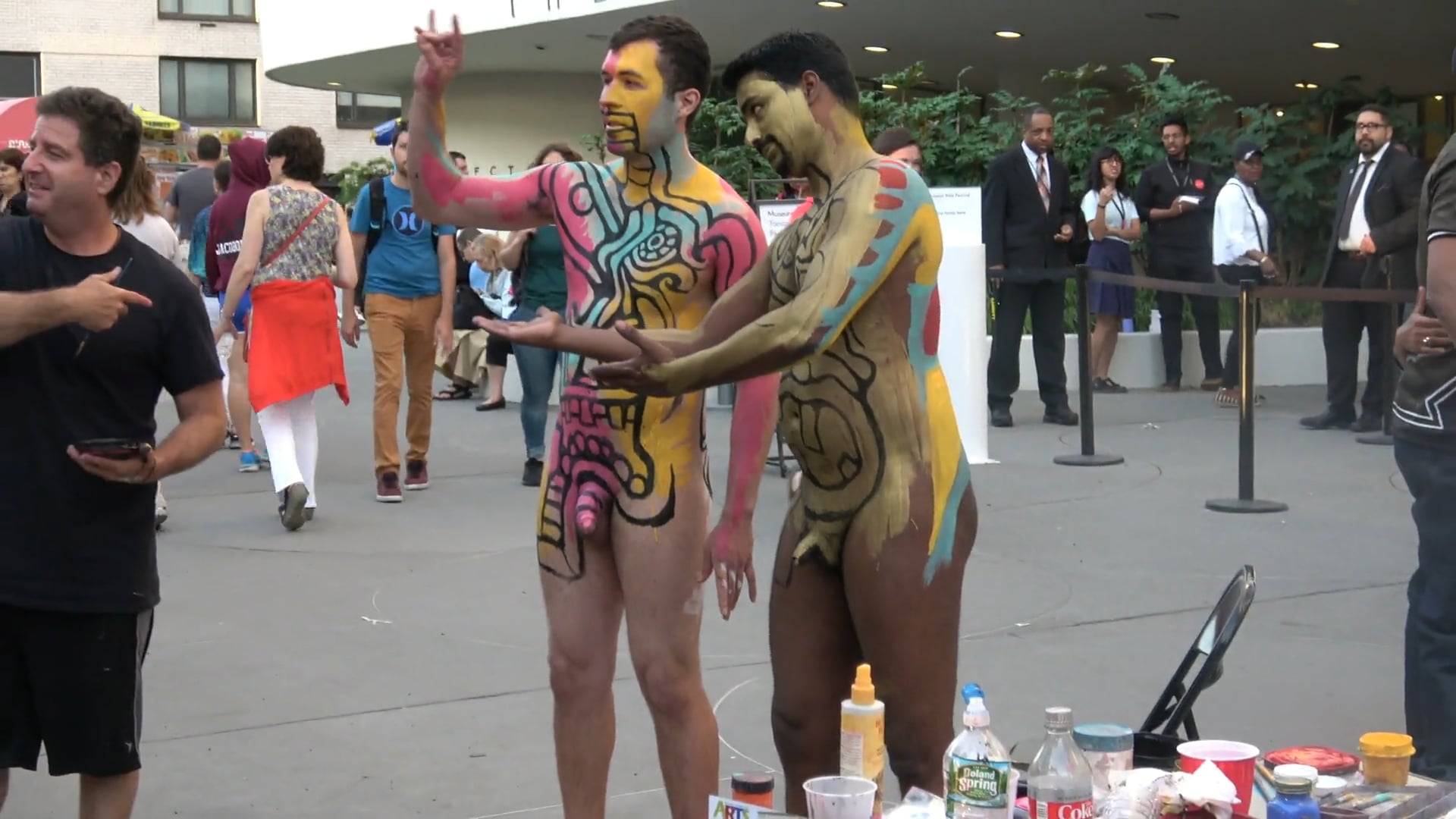 body paint cfnm ThisVid