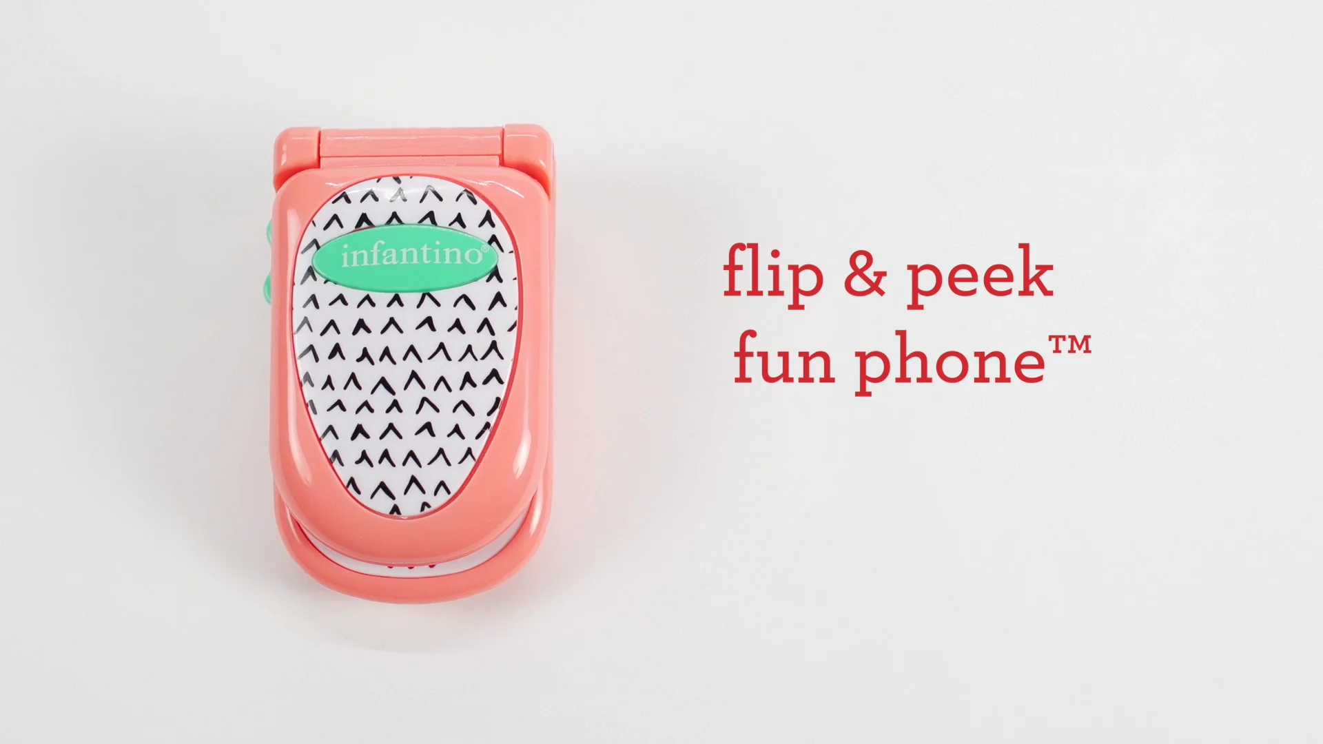 Infantino Flip and Peek Fun Phone, Pink