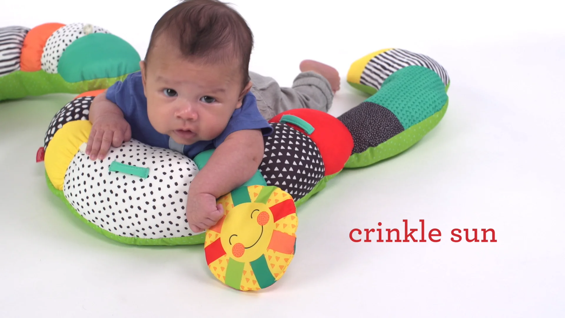 Caterpillar tummy time pillow sale