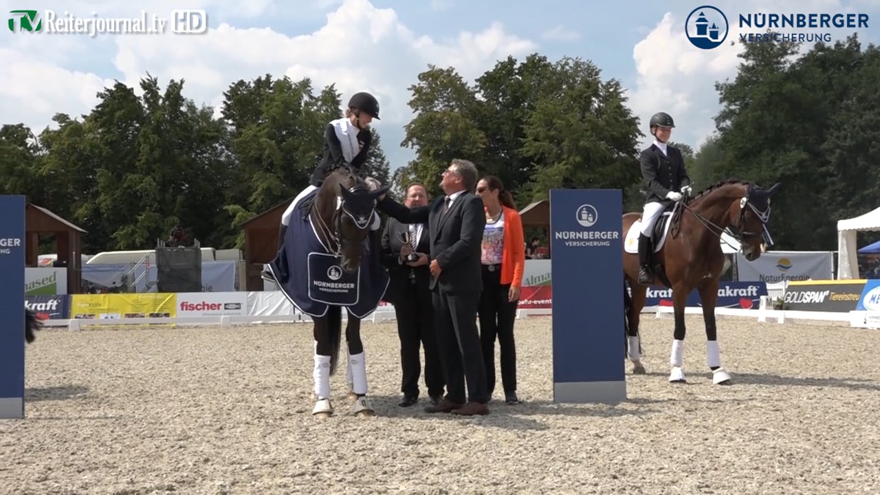 Dressur Finale NÜRNBERGER Burg-Pokal Junioren Donaueschingen 2018