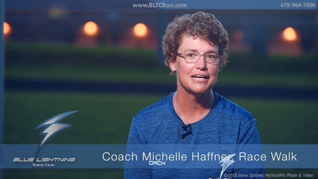 Coach Michelle Haffner, Race Walk Coach