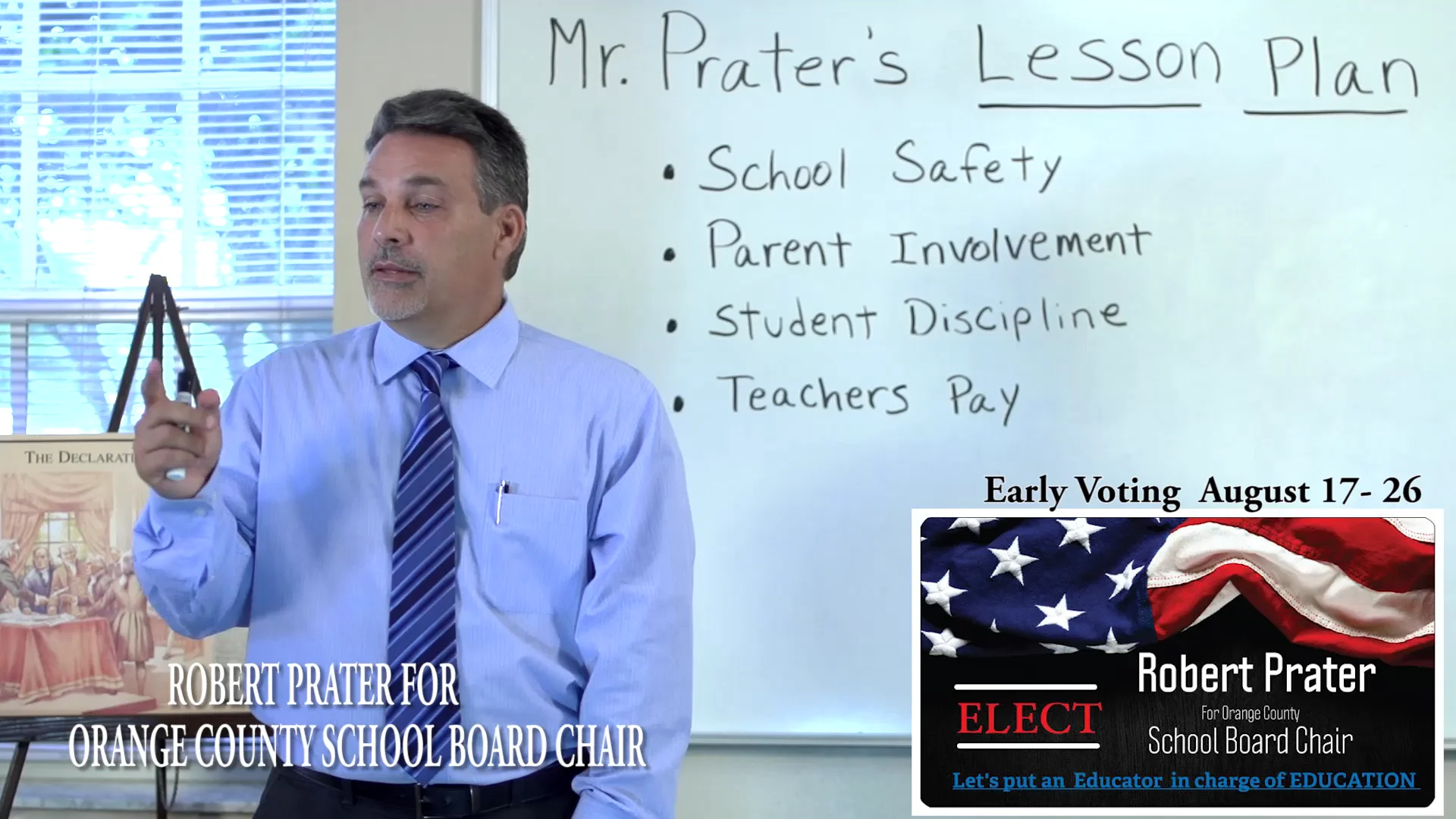 VOTE FOR ROBERT PRATER on Vimeo
