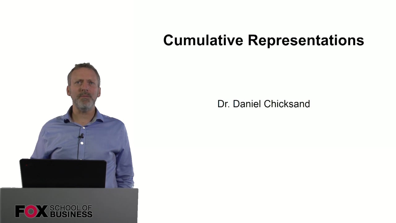 Cumulative Representations