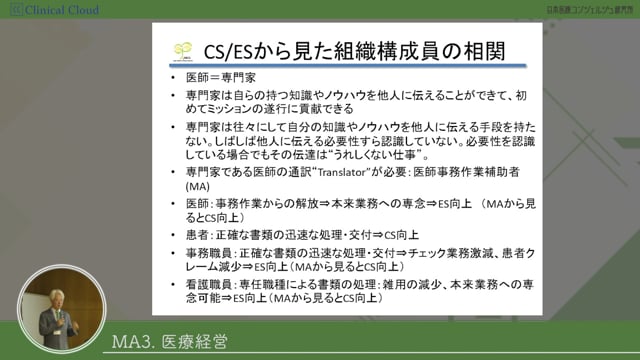 [03-3] 医師事務作業補助者研修 section03：医療経営