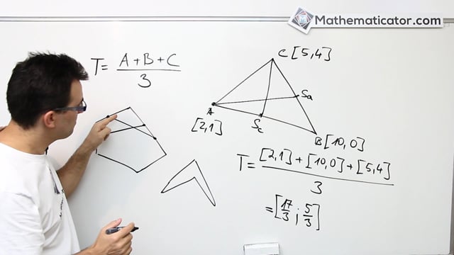 Analytická geometrie 6 - Těžiště