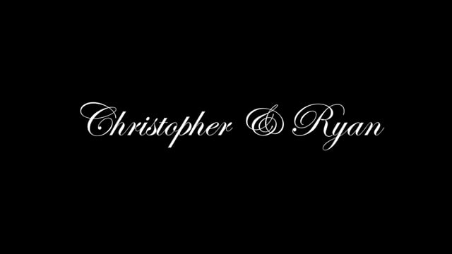 Christopher & Ryan Get Married!