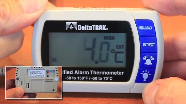 DeltaTRAK® Min/Max Thermometer on Vimeo