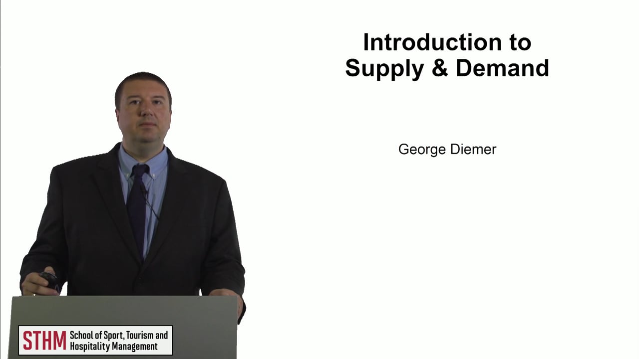 Introduction to Supply & Demand