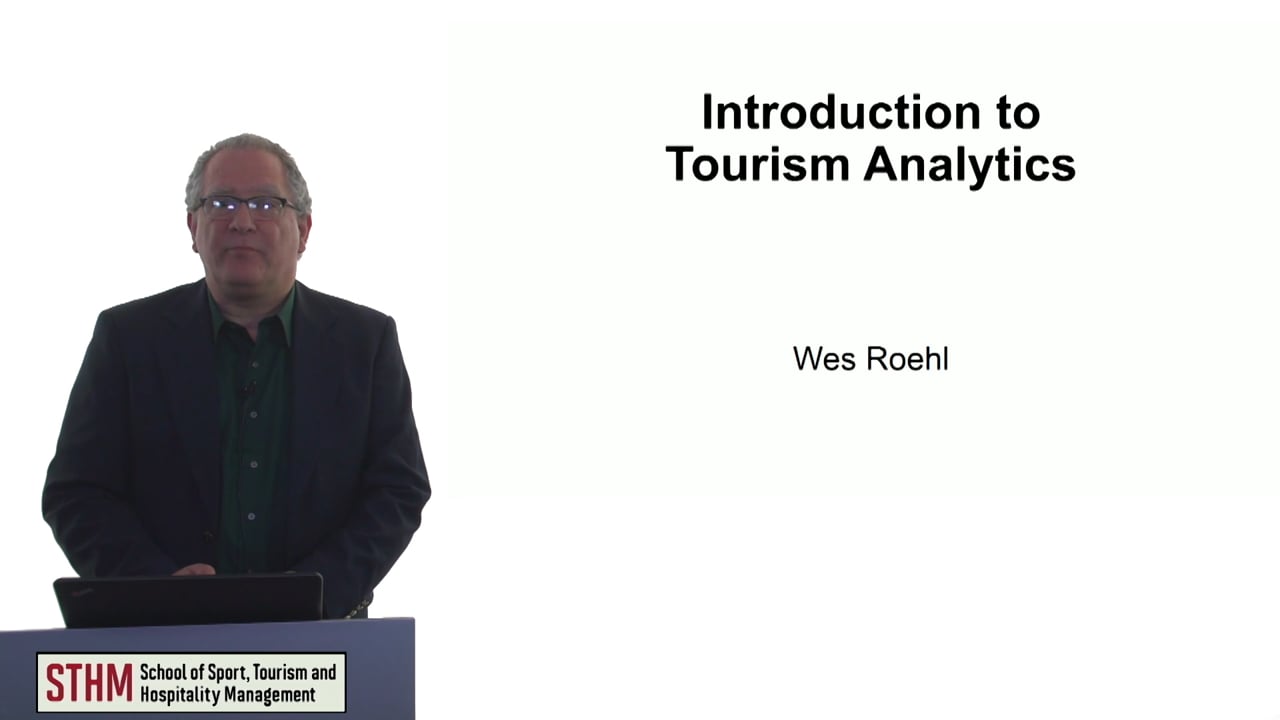 Login to view Introduction to Tourism Analytics
