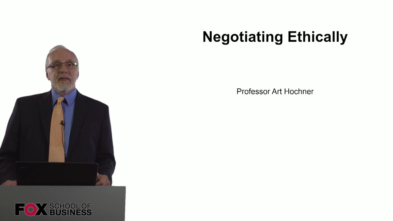 Negotiating Ethically