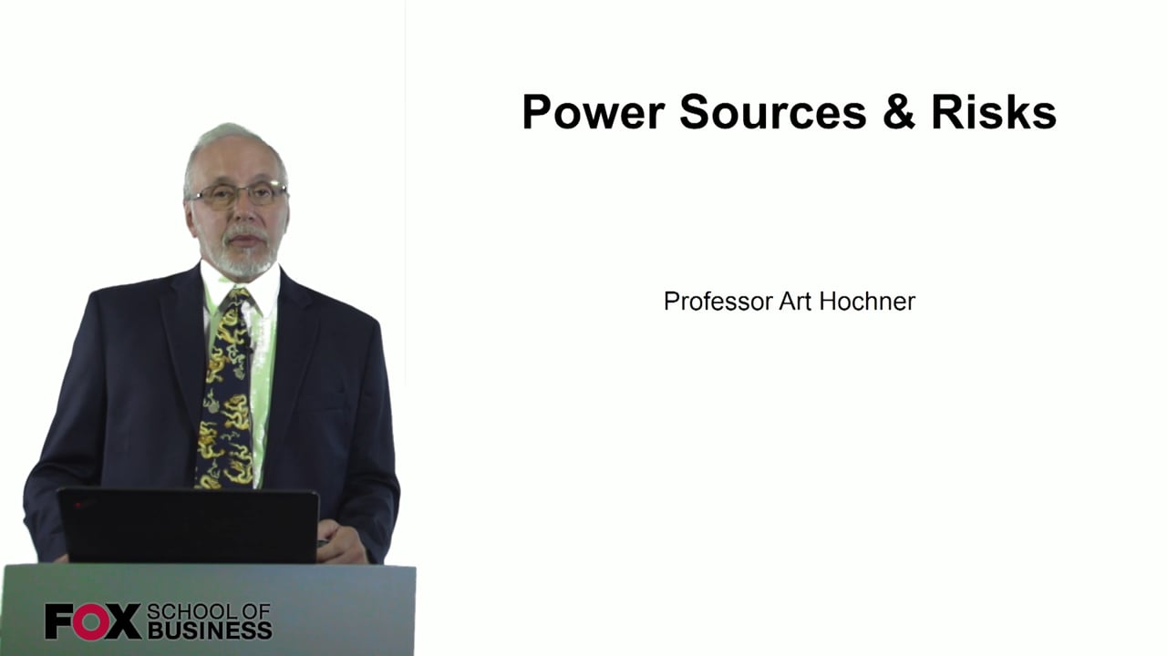 Power Sources and Risks