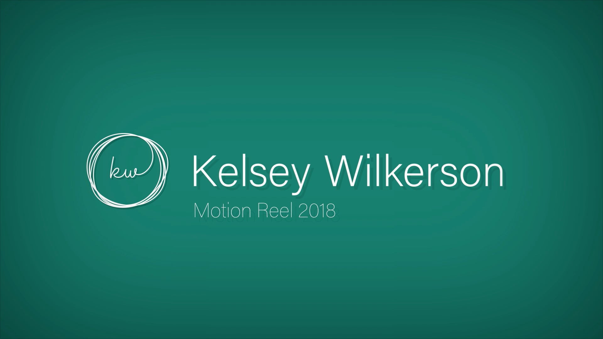 Motion Reel 2018