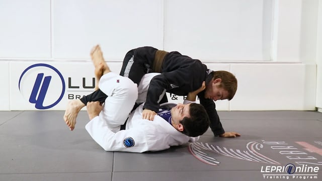 De La Riva to Collar Drag to X Guard Sweep