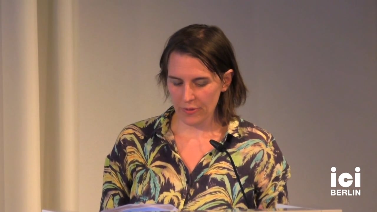 Talk by Magali Nachtergael