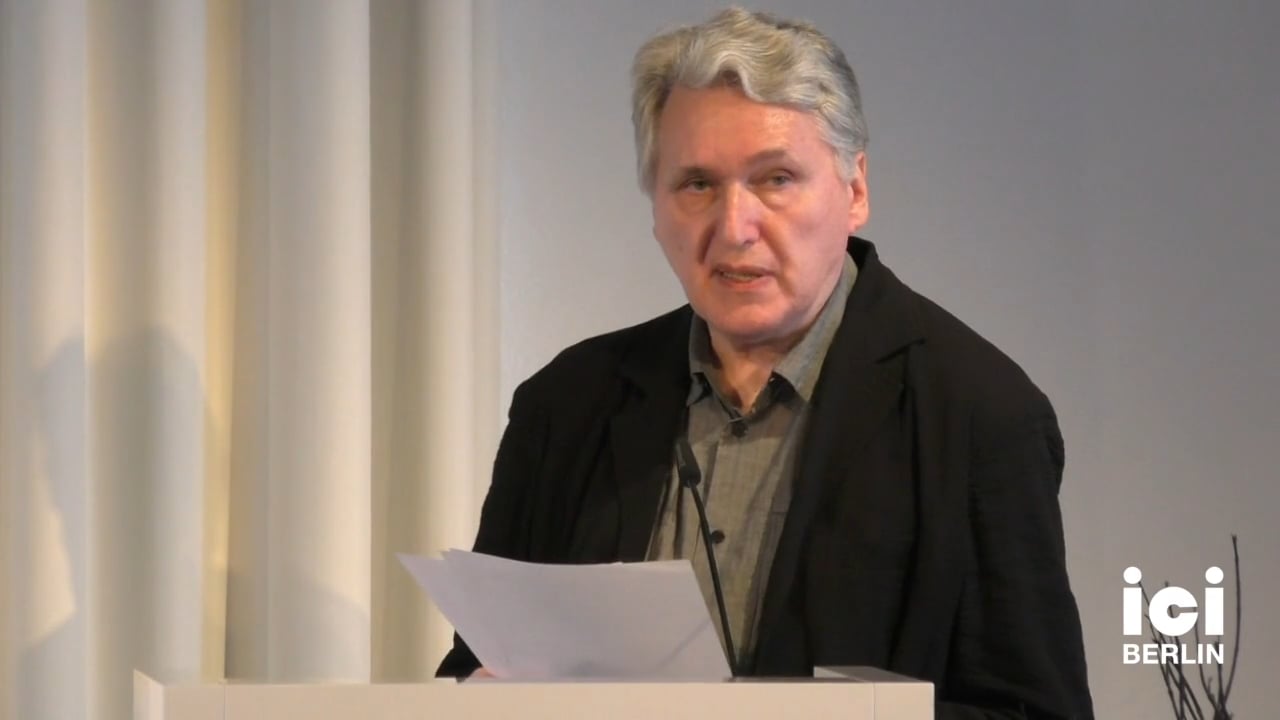 Talk by Boris Groys