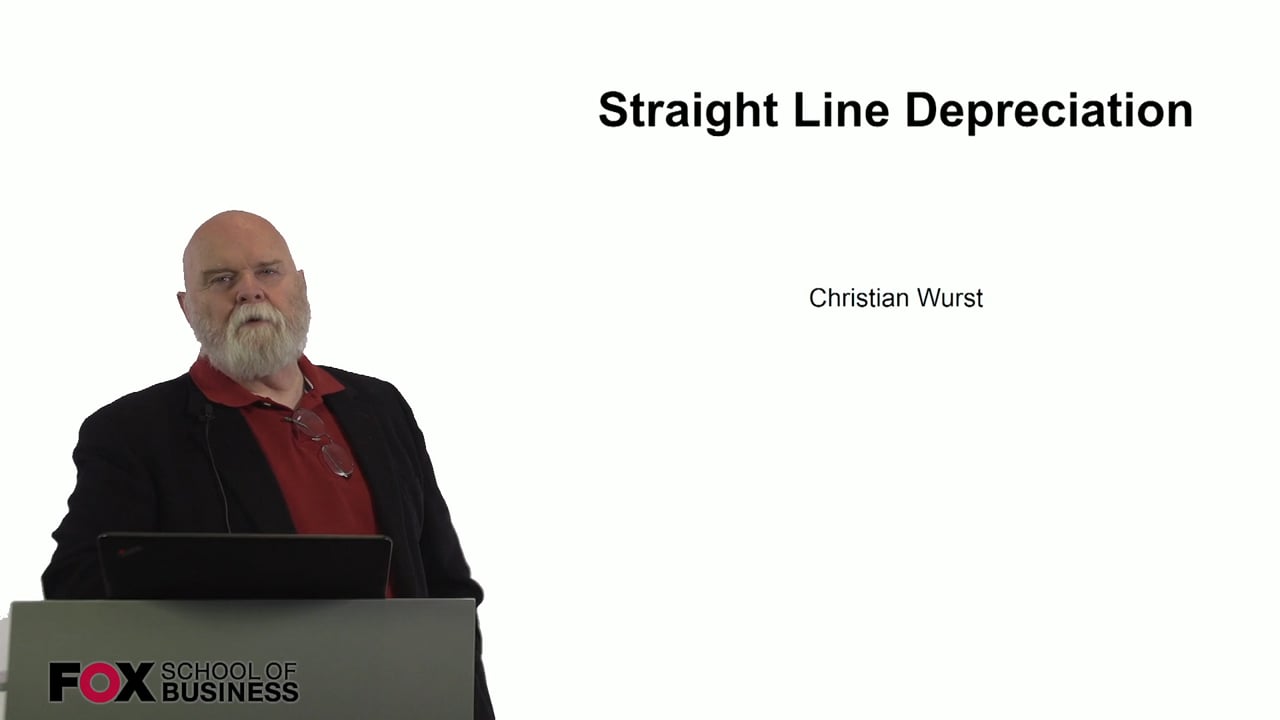 Straight Line Depreciation