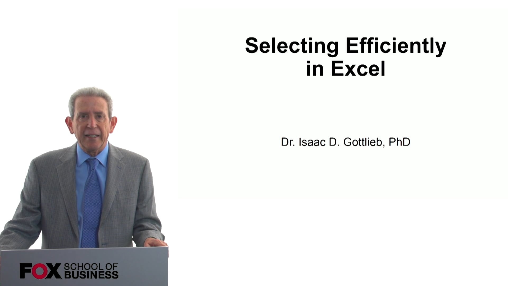 57790Selecting Efficiently in Excel