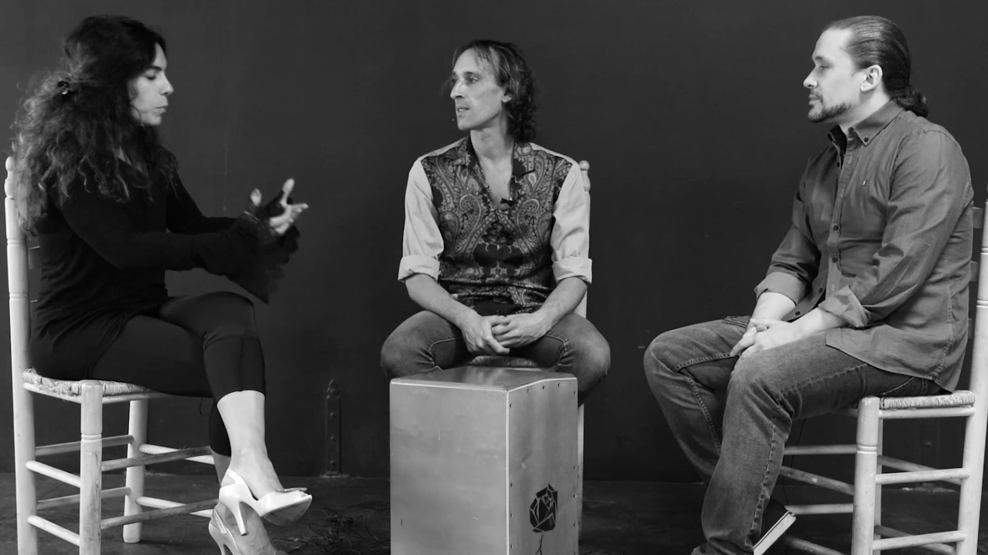 Entrevista de Ruben Olmo con Maria Juncal, Alfonso Losa en el Veranos Flamencos Amor de Dios 2018