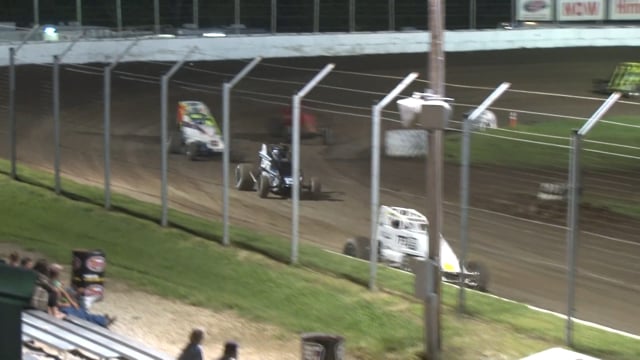 POWRI Lucas Oil WAR Sprint Car League- Humboldt Speedway 8/24/18