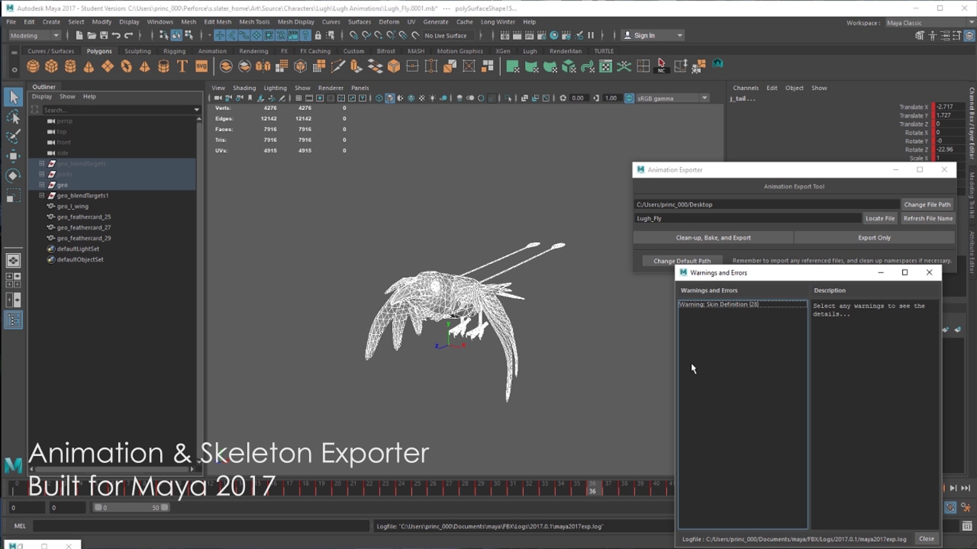 Animation Exporter Demo