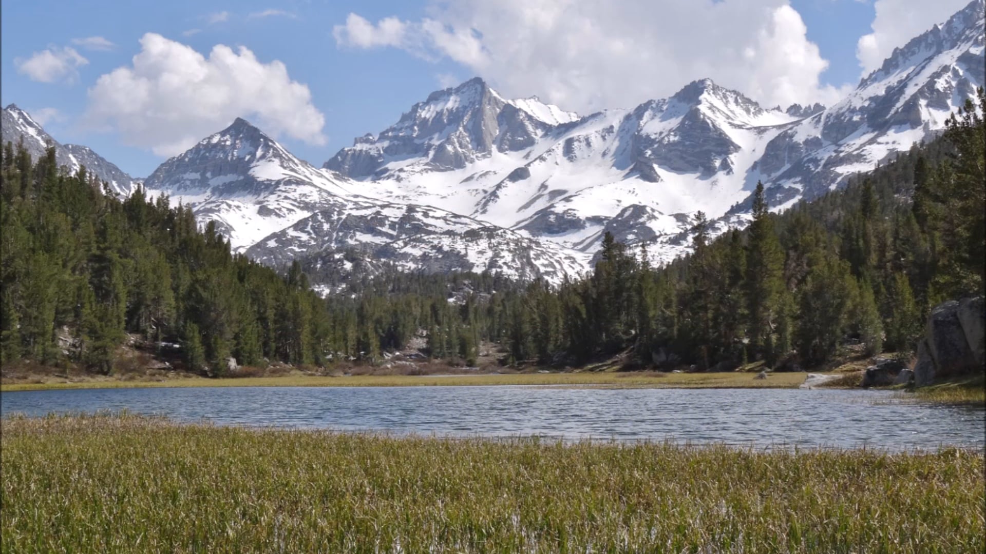 Hiking Little Lakes Valley Trail in the Sierra Nevadas