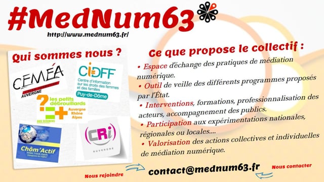 Présentation collectif Mednum63