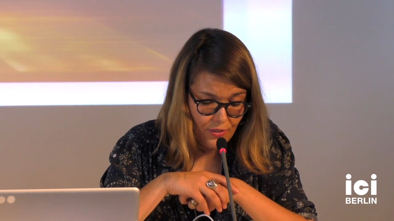 Talk by Cristina Baldacci (Panel II)