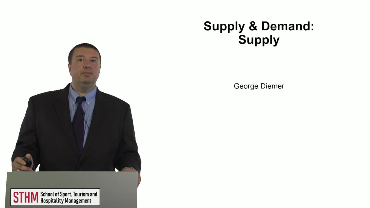 Supply & Demand – Supply