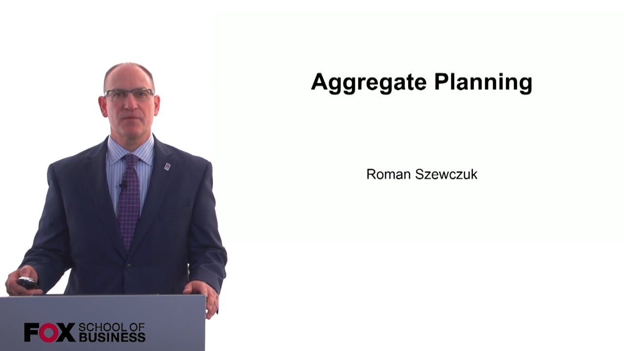 Login to view Aggregate Planning