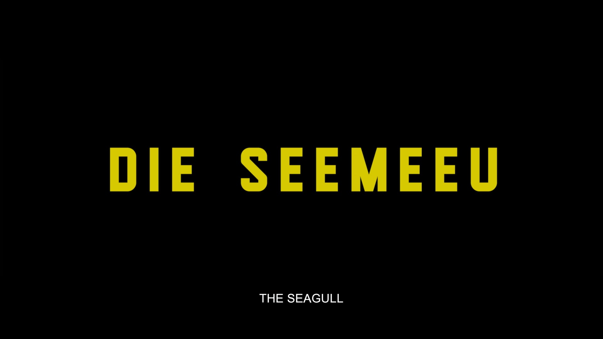 The Seagull (Trailer)