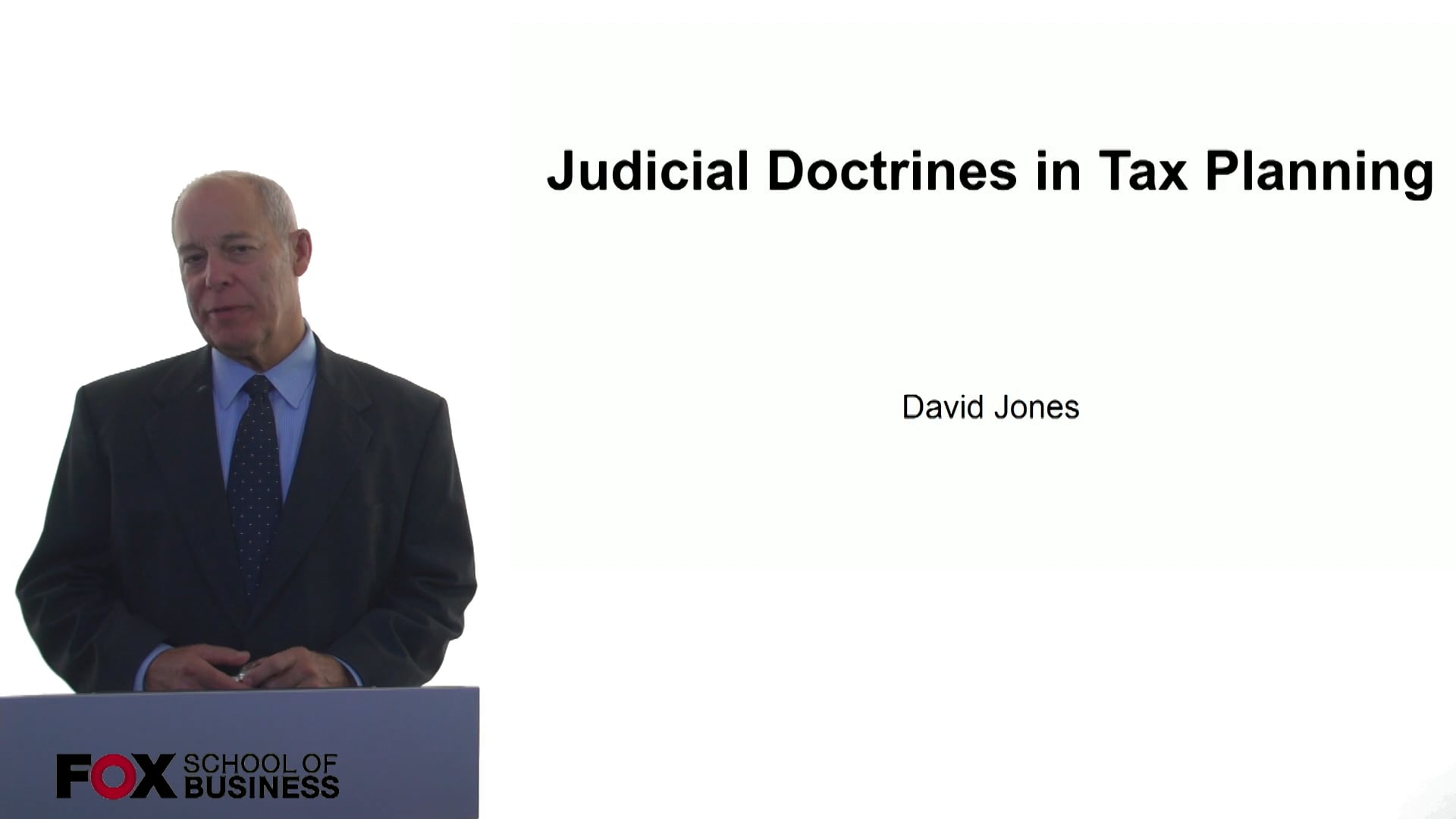 Judicial Doctrines in Tax Planning