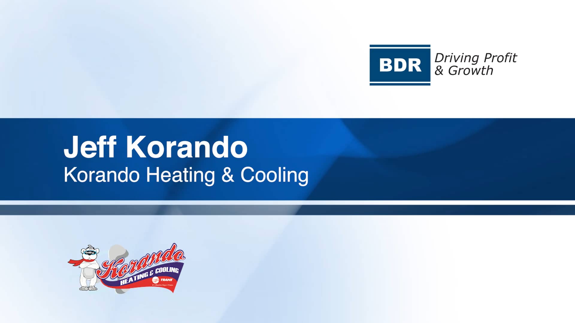 Korando Heating & Cooling on Vimeo