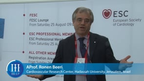 What is the biggest challenge in cardiology? I-I-I Video with Ronen Beeri, Director, Hadassah University