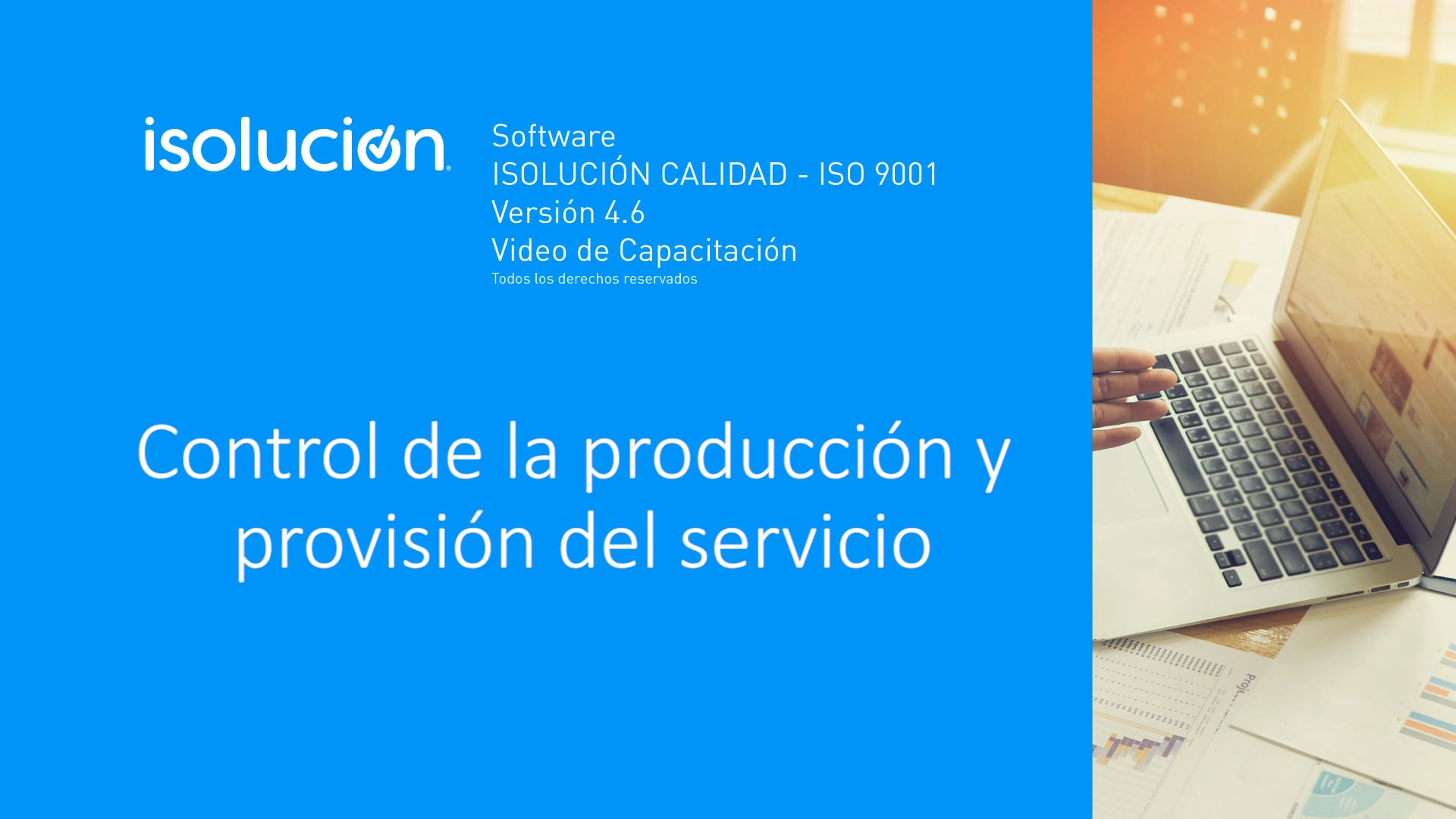 Control de la producción y provisión del servicio ISO 9001 8.5.1 on Vimeo