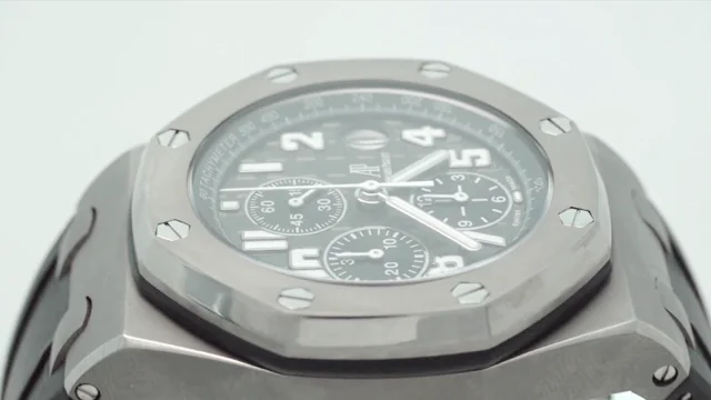 Audemars Piguet Chronopassion Titanium Swiss Watch Secs hands at