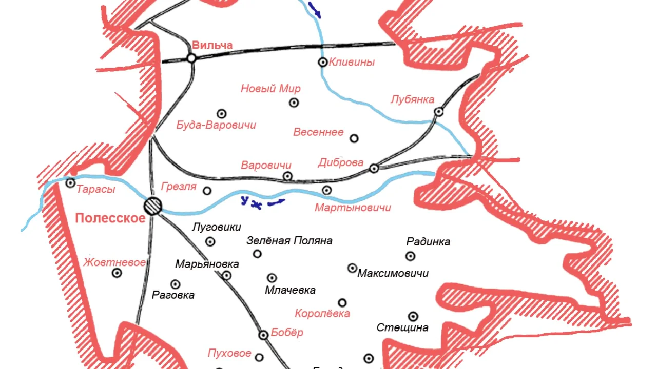 Украина карта киевская область