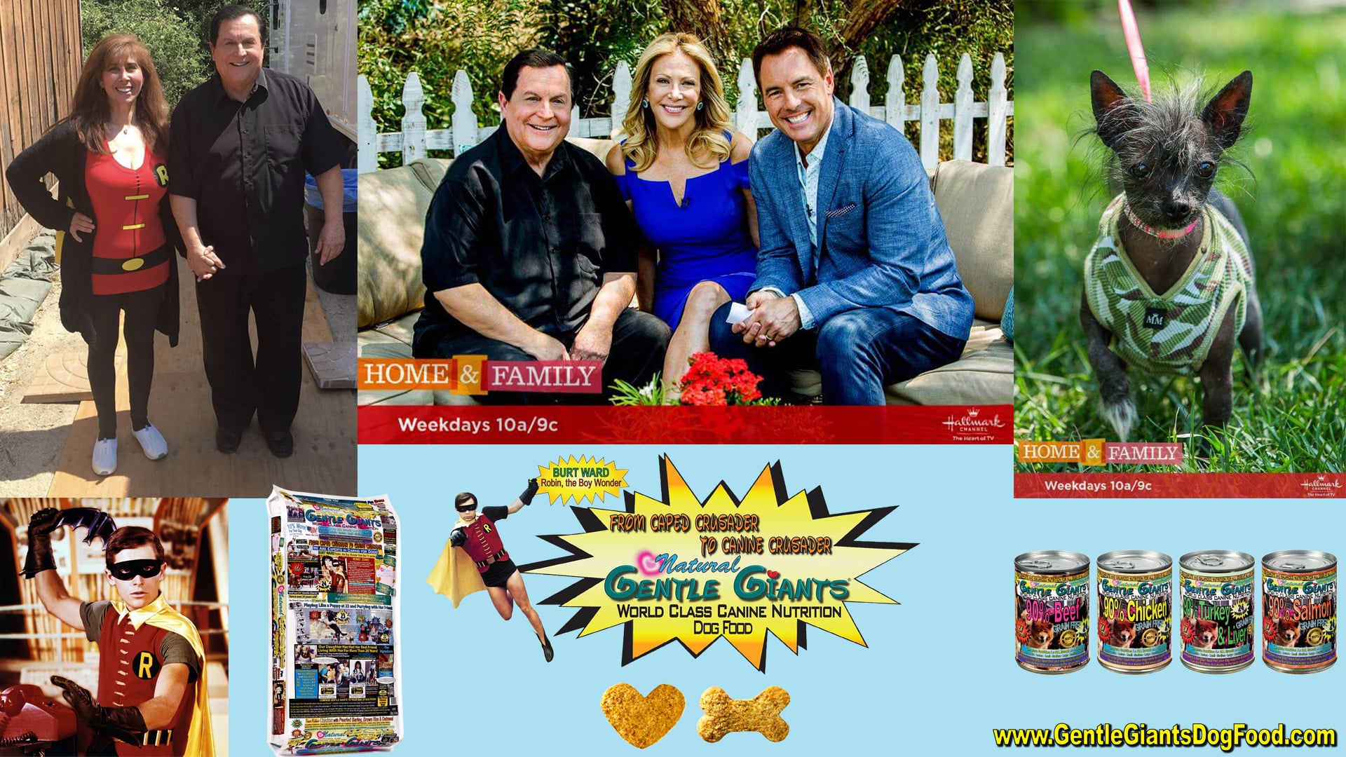 Home Family Burt Ward talks about Gentle Giants Natural Non GMO Dog Food