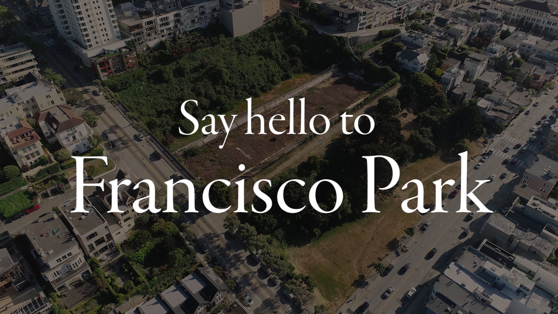 Francisco Park // San Francisco's New Public Park