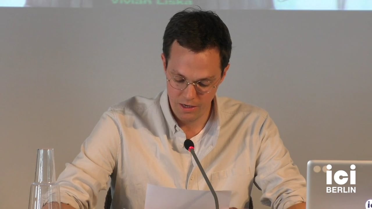 Talk by Tom Vandeputte (Panel III)