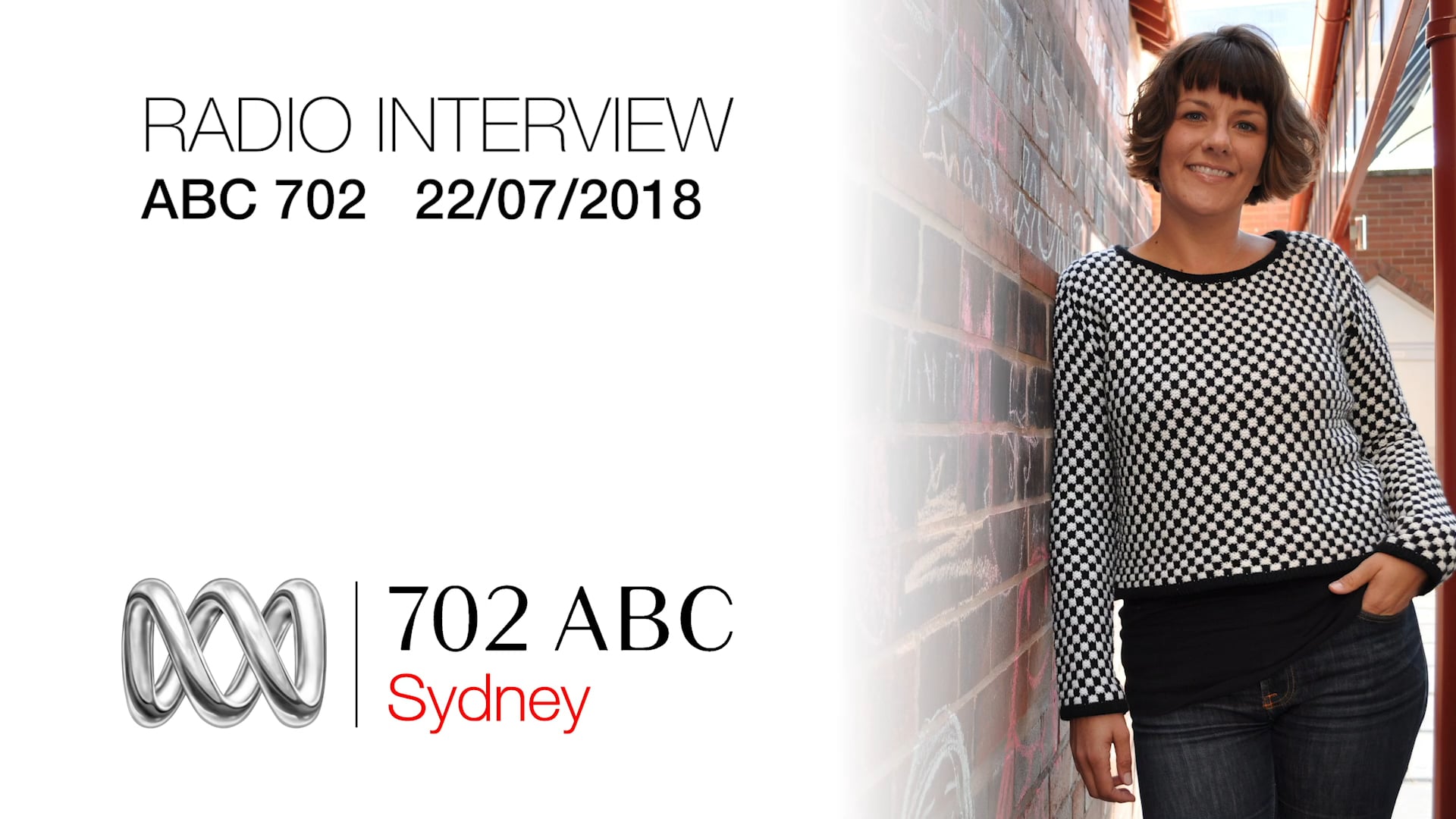 Amy Hardingham - ABC 702 Interview