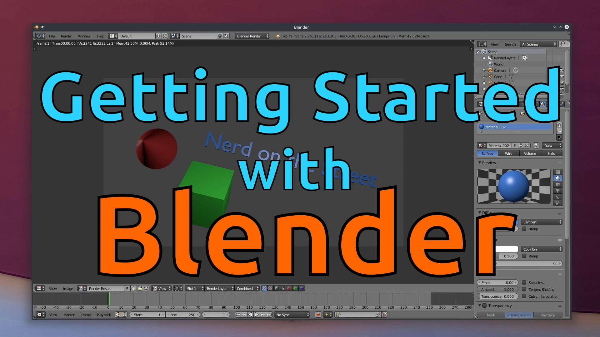 Getting Started with Blender