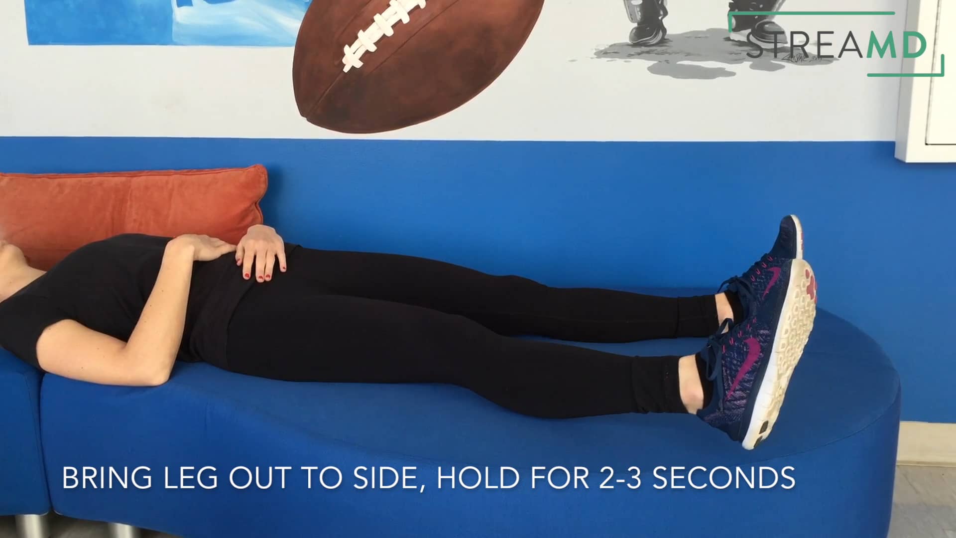 Supine Hip Abduction on Vimeo