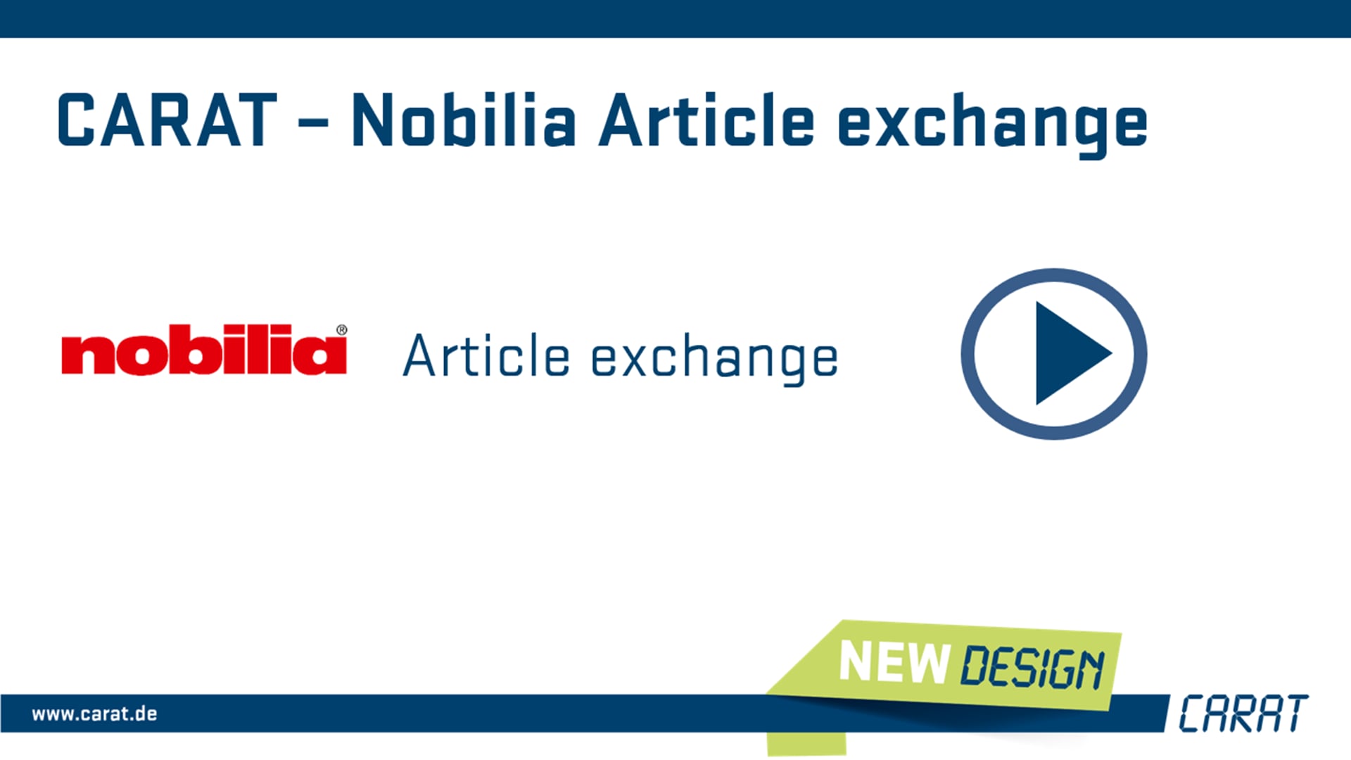 Nobilia Article exchange